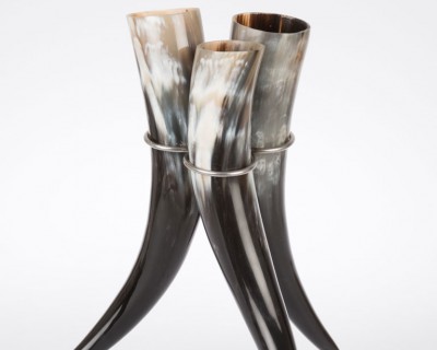 Longhorn Vase – Black